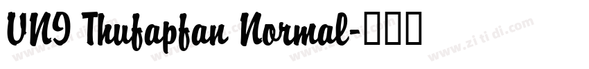 VNI Thufapfan Normal字体转换
